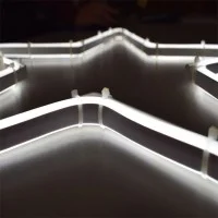 New Lamps Doppia Stella NEON LED 2D 36W 240V 60x60cm Luce