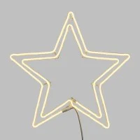 New Lamps Doppia Stella NEON LED 2D 36W 240V 60x60cm Luce