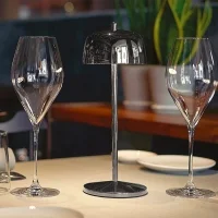 Zafferano Circe Chrome limited edition battery lamp