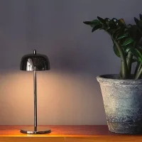 Zafferano Circe Chrome limited edition battery lamp