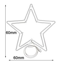 New Lamps Doppia Stella NEON LED 2D 36W 240V 60x60cm Luce