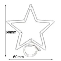 New Lamps Doppia Stella NEON LED 2D 36W 240V 60x60cm Luce