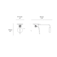Astro Lighting Mitsu Swing Arm lampada da parete