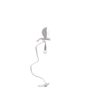 Seletti Sparrow Landing lampada a led da tavolo per interno