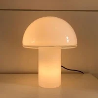 Artemide Onfale Table Lamp In Blown Glass Designed By Luciano