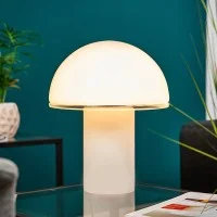 Artemide Onfale Table Lamp In Blown Glass Designed By Luciano