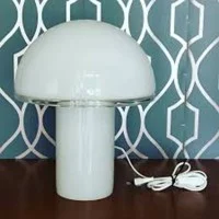 Artemide Onfale Table Lamp In Blown Glass Designed By Luciano