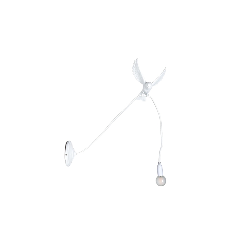 Seletti Sparrow Landing lampada a led da parete per interno Seletti Sparrow Landing lampada a led da parete per interno