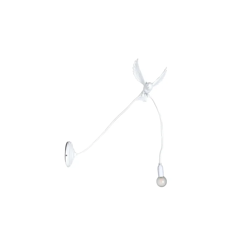 Seletti Sparrow Landing lampada a led da parete per interno