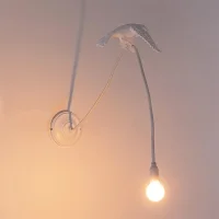 Seletti Sparrow Taking off lampada a led da parete per interno