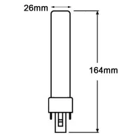Duralamp G23 Duralux S LED 7W 220-240V Bulb 640 lumens