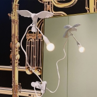 Seletti Sparrow Landing indoor led table lamp