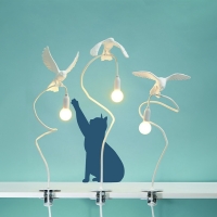 Seletti Sparrow Taking off indoor led table lamp