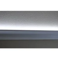 Lampo Kit Profilo Veletta Da Parete In Alluminio Bianco 2 Metri Lampo Kit Profilo Veletta Da Parete In Alluminio Bianco 2 Metri