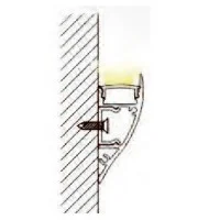 Lampo Kit Profilo Veletta Da Parete In Alluminio Bianco 2 Metri Lampo Kit Profilo Veletta Da Parete In Alluminio Bianco 2 Metri