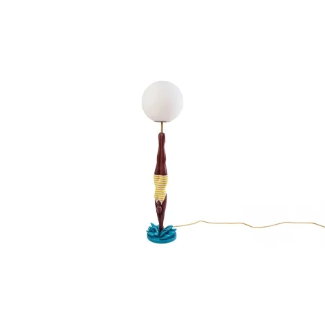 Seletti Lady Diver Yellow lampada a led da tavolo