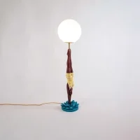 Seletti Lady Diver Yellow lampada a led da tavolo