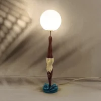 Seletti Lady Diver Yellow lampada a led da tavolo