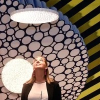 Artemide Calipso LED Ceiling Lamp 55W 2884lm Design Neil Poulton
