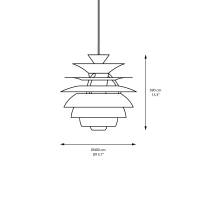 Louis Poulsen PH Snowball Led suspension lamp