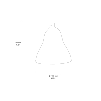 Seletti Vitamin Aubergin lampada a led da sospensione
