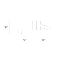 Ledsc4 E-lamp mini lampada a led da parete