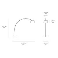 Foscarini Twiggy Elle lampada led da terra