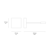 Ledsc4 Tip lampada a led da parete