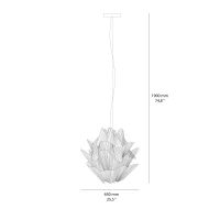 Terzani Moirè suspension lamp