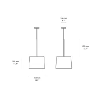 Foscarini Twiggy Wood - Rosewood lampada led a sospensione