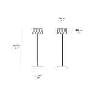 Foscarini Twiggy Grid Lettura led floor lamp