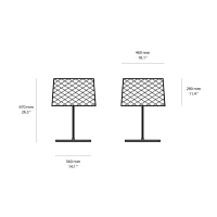 Foscarini Twiggy Grid XL lampada led da tavolo