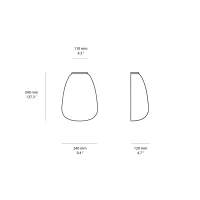 Foscarini Rituals Semi lampada a led da parete