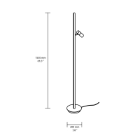 Maytoni Thin lampada da terra