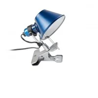 Artemide Tolomeo Micro Pinza Blu Lampada da Tavolo Parete