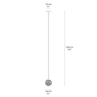 Terzani Etoile mini suspension lamp