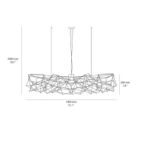 Terzani Etoile suspension lamp
