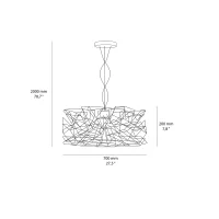 Terzani Etoile suspension lamp