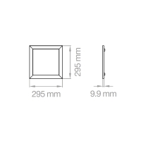 Lampo Pannello led 30x30 backlight