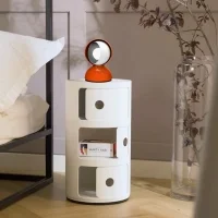 Pacchetto composizione Eclisse rosso & Componibile bianco