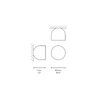 Vibia Plusminus Solo 6333 wall and ceiling lamp