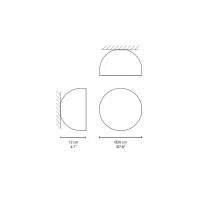 Vibia Plusminus Solo 6335 wall and ceiling lamp