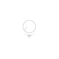 Artemide replacement diffuser for Eclisse lamp
