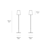 Foscarini Birdie Easy led floor lamp