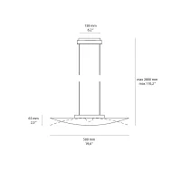 Cini&Nils Manta suspension lamp
