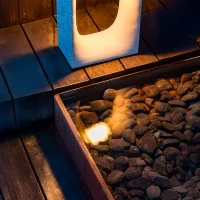 Martinelli Luce Jan lampada da terra per esterno