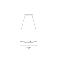 Martinelli Luce ceiling rose for Fra Tac lamp