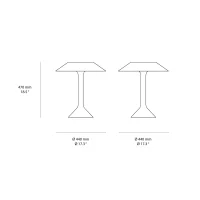 Foscarini Chapeaux lampada led da tavolo