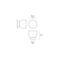 Vibia Plusminus Solo 6363 lampada da tavolo e parete