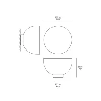 Vibia Plusminus Solo 6370 table and wall lamp